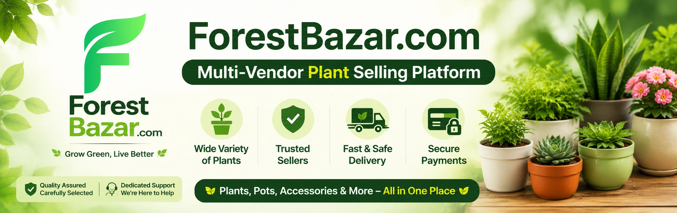 ForestBazar.com: বাংলাদেশের আধুনিক Multi-Vendor Plant Marketplace